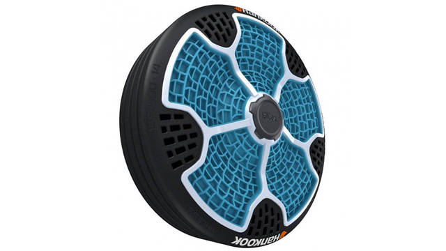 A Shock-Absorbing Airless Tire That Will Never Go Flat