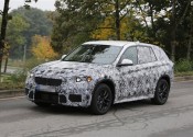 The next generation BMW X1 crossover has been spied testing in Germany. This is the first time the X1 prototype was seen being driven on roads unlike the last time where it was spied on a flatbed truck.