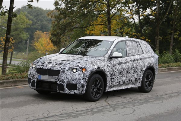 The next generation BMW X1 crossover has been spied testing in Germany. This is the first time the X1 prototype was seen being driven on roads unlike the last time where it was spied on a flatbed truck.