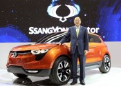 Ssangyong XIV-1 showcased at the Auto Expo
